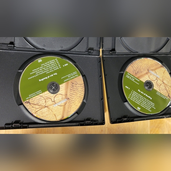 The Great Courses The Art of Reading DVDs Parts 1-2 Complete, no guidebook incl - Picture 4 of 4